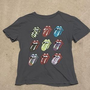 nwot rolling stones graphic tee juniors medium
